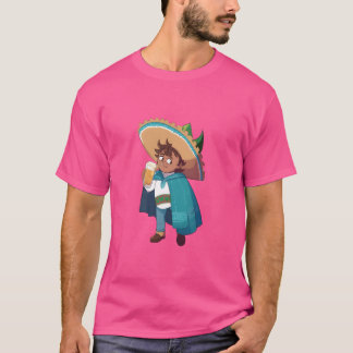 Anime-illustratie liefhebber Meican Anime Boy vrie T-shirt
