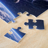 Anime in de ruimte legpuzzel (Zijkant)