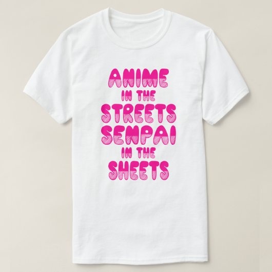 Anime in de straten, Senpai in het Shirt van de ve (Design voorkant)