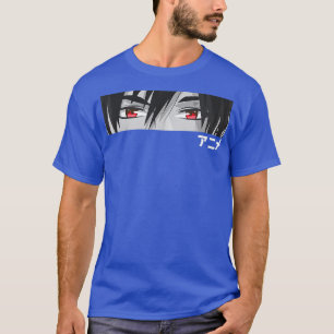 Anime in Japanse karakters Kawaii Eyes Face T-shirt