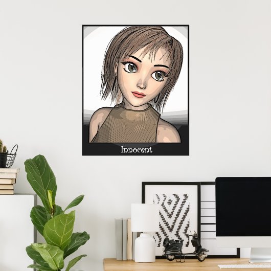 Anime: (Innocent) Afdrukken Poster (Thuiskantoor)