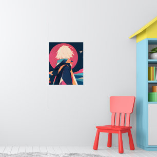Anime inspiratieprint Nr. 12 Stille Reiziger Poster