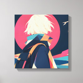 Anime Inspire Serie 8Quiet Traveller Canvas Print