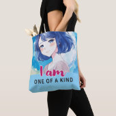 Anime- inspired design bag with Expressive Note Tote Bag (Dichtbij)