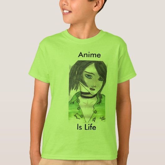 Anime is leven t-shirt (Voorkant)