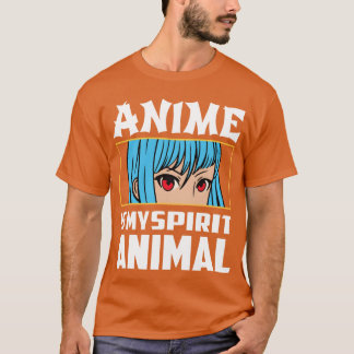 Anime is Mijn Geestdier Funny Anime Kostuum Appa T-shirt