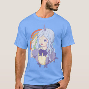 Anime Japan Girl Fabulous Beauty Unicorn T-shirt