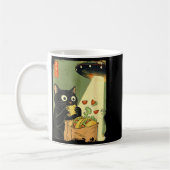 Anime Japanese Cat UFO Tacos Lover Koffiemok (Links)