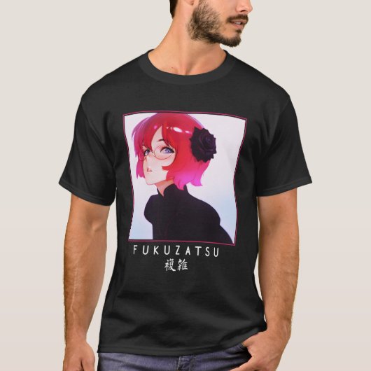Anime Japans Esthetisch Anime Otaku T-shirt (Voorkant)