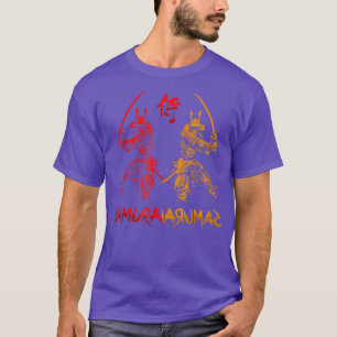 Anime Japanse Samurai Warrior Retro Color Gift T- T-shirt