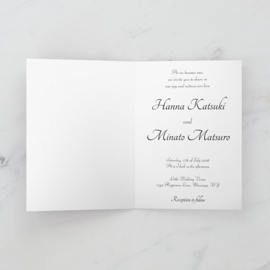 Anime Japanse Schattigee bruiloft (Binnen)