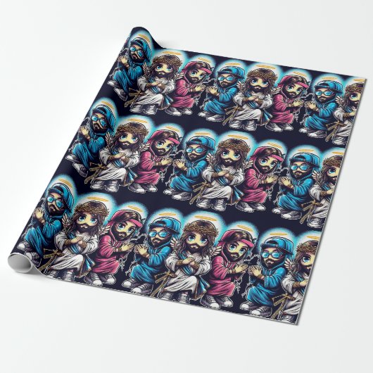 Anime Jezus Christus Cadeaupapier (Uitgerold)
