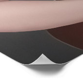 Anime jonge dame die gitaar speelt | AI Art Poster (Hoek)