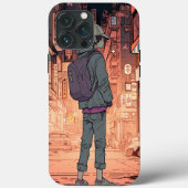 Anime Jongen Kunst Case-Mate iPhone Case (Achterkant)