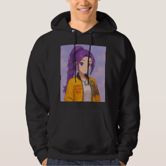 Anime K-Pop Idol Group | Original Manga-Style Pop  Hoodie