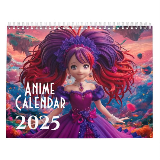 Anime kalender, 12 maanden kalender (Hoes)