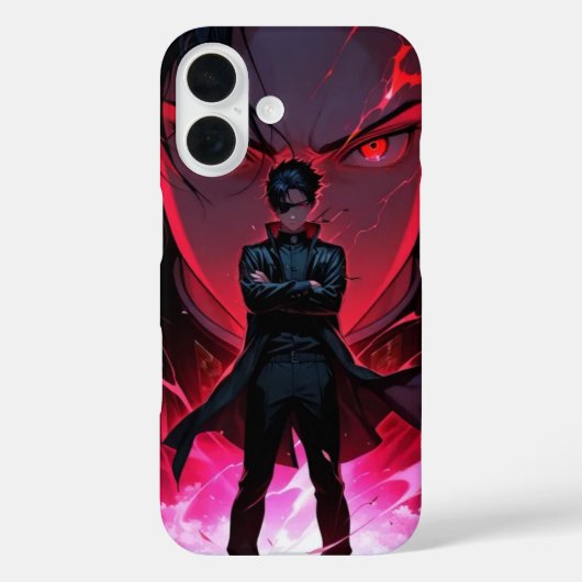 Anime karakter in een pak Case-Mate iPhone case (Achterkant)