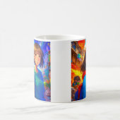 Anime Karakters Kleurrijke Kunst Koffiemok (Center)