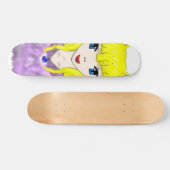 Anime Kat Girl Persoonlijk Skateboard (Horizontaal)