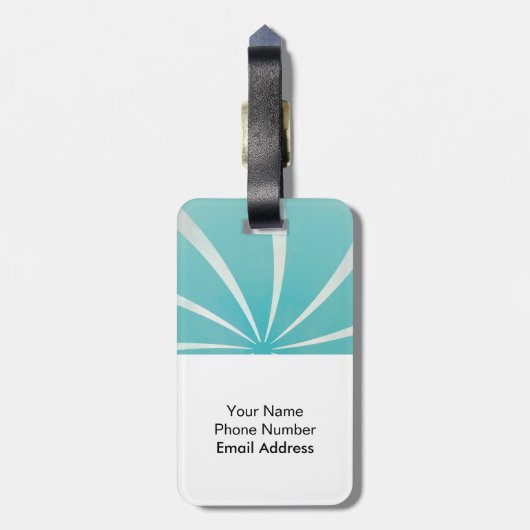 Anime Kat - Hime, Bagagelabel (Achterkant verticaal)