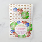 Anime Kat Holiday Feestdagen Kaart (Binnen)