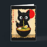 Anime Kat Ramen Japanse Grappige Kat Grafische T-s Kaart<br><div class="desc">Anime Kat Ramen Japanse Grappige Kat Grafische T-shirts Anime Cadeaus</div>
