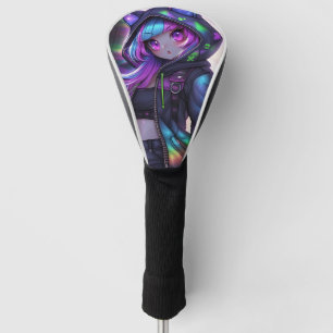 Anime Katgirl Nachtglans Golfheadcover