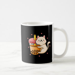 Anime Kawaii Cat Boba Bubble Tea Anime Merch Gifts Koffiemok
