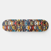 Anime Kawaii Chibi Lieve Superheld Katten Persoonlijk Skateboard (Horizontaal)