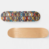 Anime Kawaii Chibi Schattigee Superheld Katten Persoonlijk Skateboard (Horizontaal)