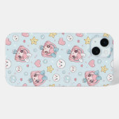 Anime Kawaii in Pastel Colors with Hearts and Star Case-Mate iPhone Case (Achterkant (horizontaal))