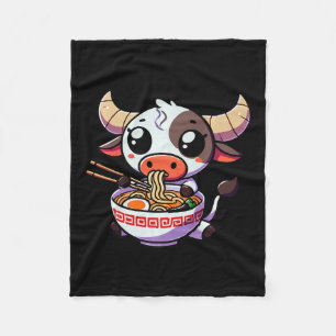 Anime Kawaii Texas Koe Eten Ramen Kleding Noodl Fleece Deken