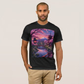 Anime Kersenbloesem Sakura T-shirt (Voorkant volledig)