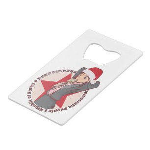 Anime KerstSweater - Cute Korean Girl Santa Ha Creditkaart Flessenopener