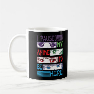 Anime kijkt naar Girl Otaku Teen Japans Manga Koffiemok