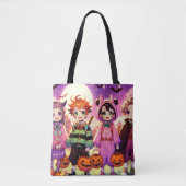 Anime Kind Halloween Tote Bag (Voorkant)