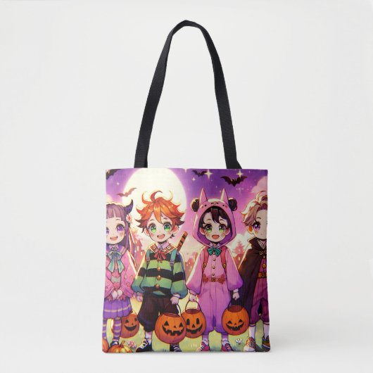 Anime Kind Halloween Tote Bag (Voorkant)