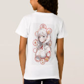 Anime Kinder Meisje T-shirt (Achterkant)