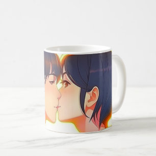 Anime Kiss   Nieuwe liefde Koffiemok