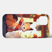 Anime Kitsune Leuke Fox Fantasy Kunst Case-Mate iPhone Case (Achterkant (horizontaal))