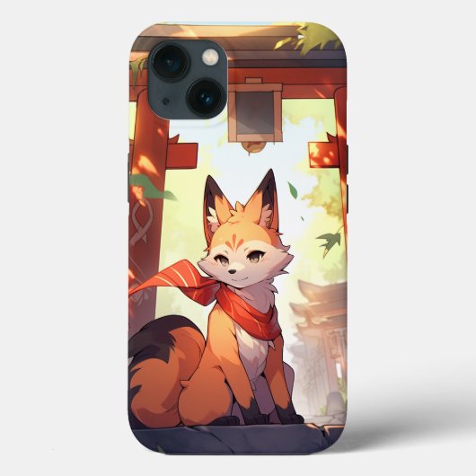 Anime Kitsune Leuke Fox Fantasy Kunst Case-Mate iPhone Case (Achterkant)