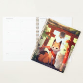 Anime Kitsune Leuke Fox Fantasy Kunst Planner (Display)