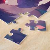 Anime Kitsune Meisje Leuke Fox Fantasy Kunst Legpuzzel (Zijkant)