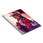 Anime Kitsune Meisje Leuke Fox Fantasy Kunst Notitieboek (Rechterzijde)