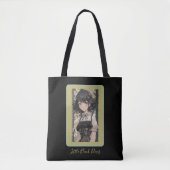  anime kleine zwarte jurk LBD lover's Tote Bag (Voorkant)