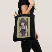 anime kleine zwarte jurk LBD lover's Tote Bag (Dichtbij)