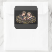 Anime Koppel Champagne - Vinyl Sticker (Tas)