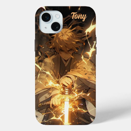 Anime krijger Case-Mate iPhone case (Achterkant)