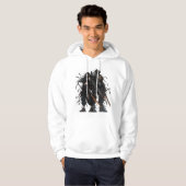 Anime krijgers hoodie (Voorkant volledig)
