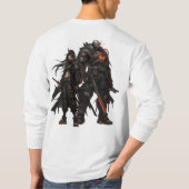 Anime krijgers t-shirt (Achterkant)